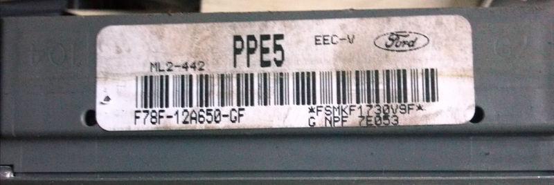1998 ford windstar engine computer f78f-12a650-gf 