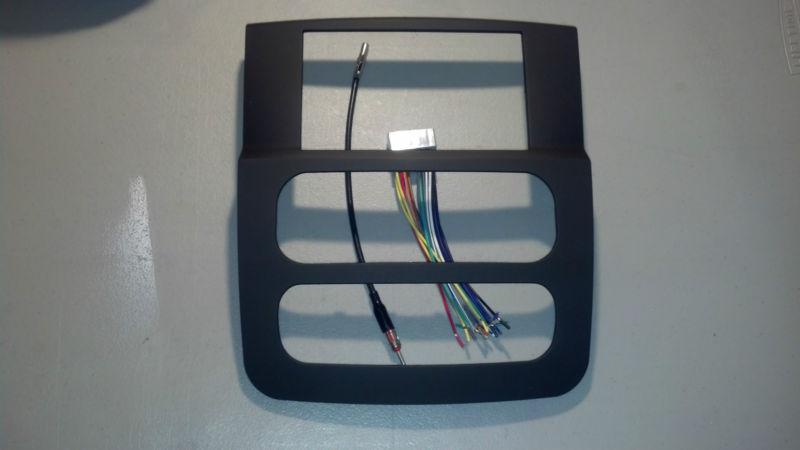 Dodge ram radio bezel for double din install 