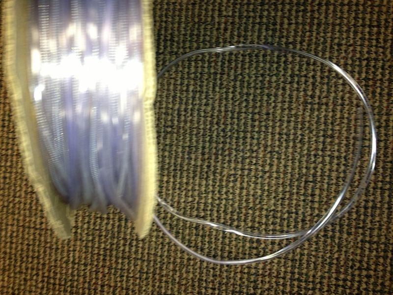 Clear moulding door edge guard molding 100' reel