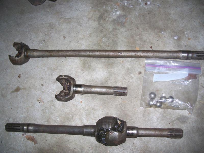 Find Original Short Rear Axle Shaft For M38, M38A1, CJ2A, CJ3A, CJ3B