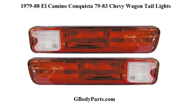  1979-88 el camino  79-83 chevy wagon rear tail lights. 