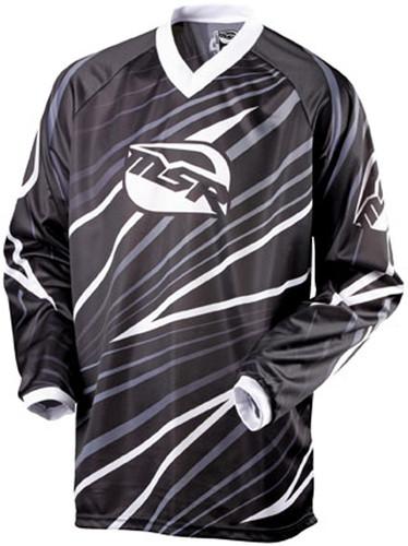 New msr axxis youth motocross jersey, black/white, med/md