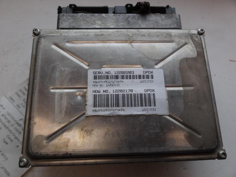 00 01 02 03 s10 s15 sonoma pickup engine ecm 12202203 ecu computer
