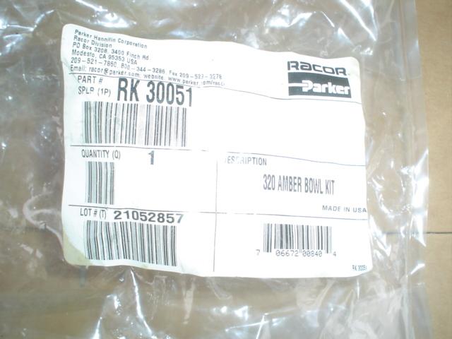 Racor Filter /SEE-THRU-BOWL P/N RK30051