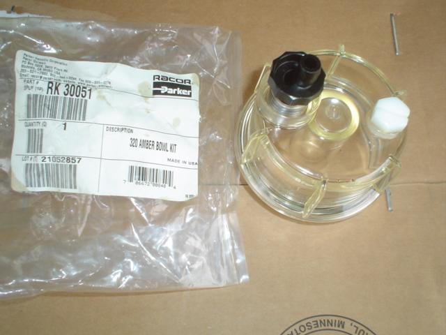 Racor Filter /SEE-THRU-BOWL P/N RK30051