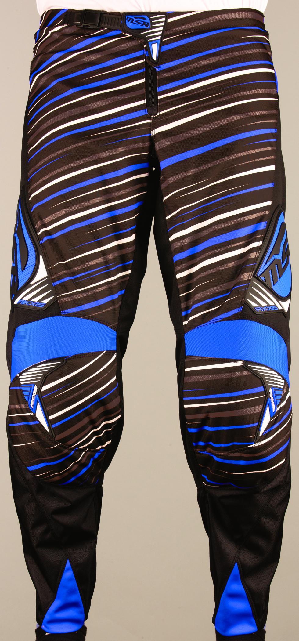 Msr m13 axis motorcycle pants black orange size 34