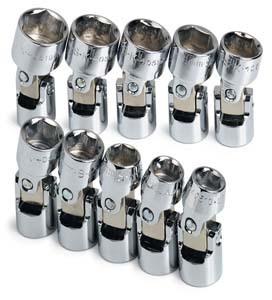 Sk 3910 10 piece6 pointmetric flex 3/8" drive socket set
