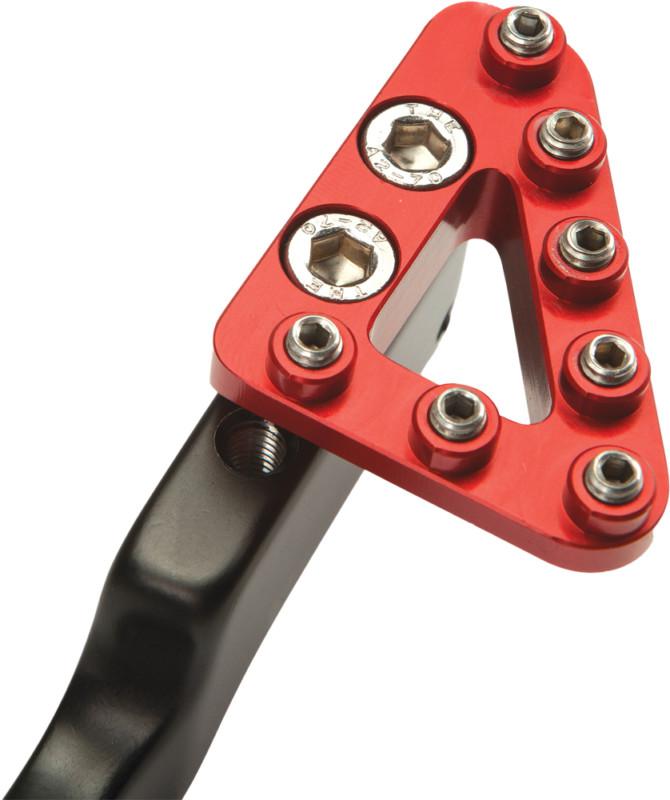 Hammerhead designs forged aluminum brake pedal - black/green  12-3341-21-33