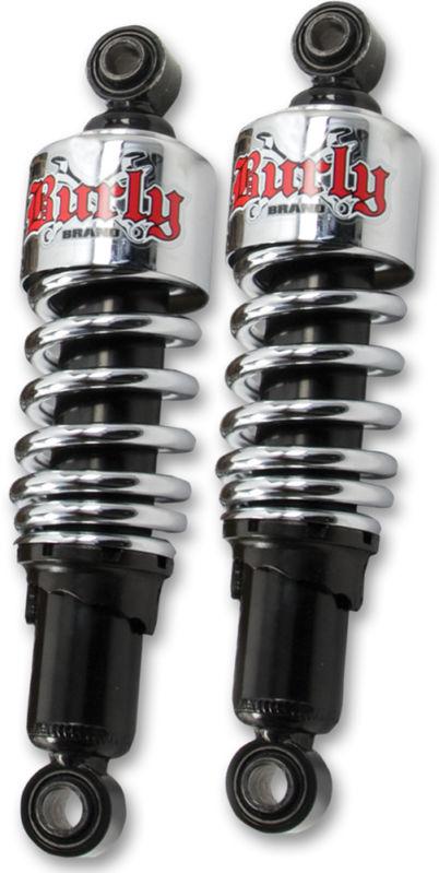 Burly brand slammer shocks - chrome  b28-1203