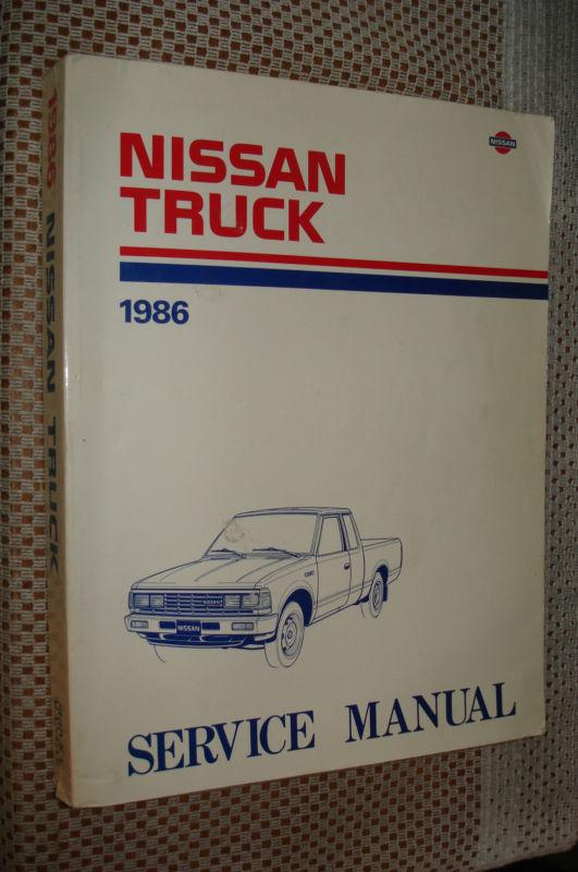 1986 nissan truck service manual shop book original repair manual