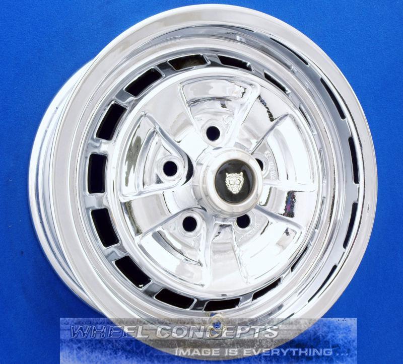  jaguar xj6 15 inch chrome wheels rims xjs xj12 xj s 12 15" oem set of 4 