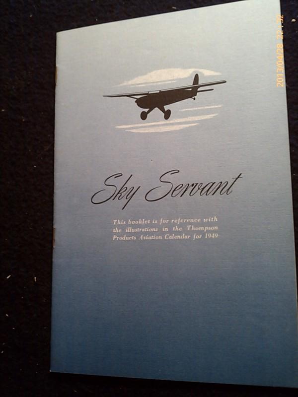Sky servant thompson products sales brochure booklet 1949