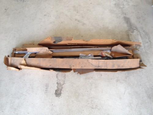 Nos gm chevrolet impala station wagon woodgrain roof rack kit very rare! rat rod