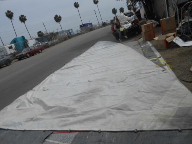 2201 sailboat mainsail - luff =37' 6"