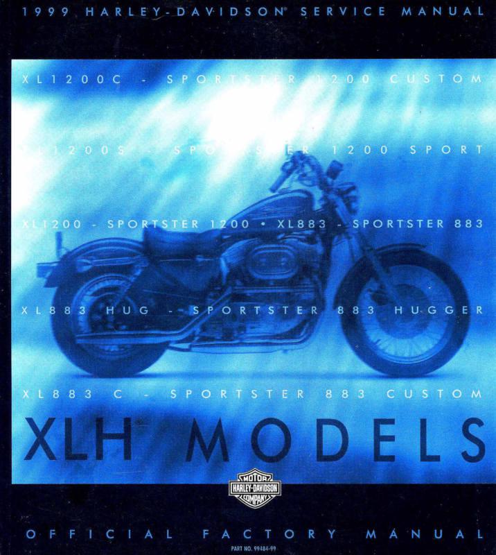 1999 harley-davidson xlh sportster models service manual -xlh 883-xlh xl 1200