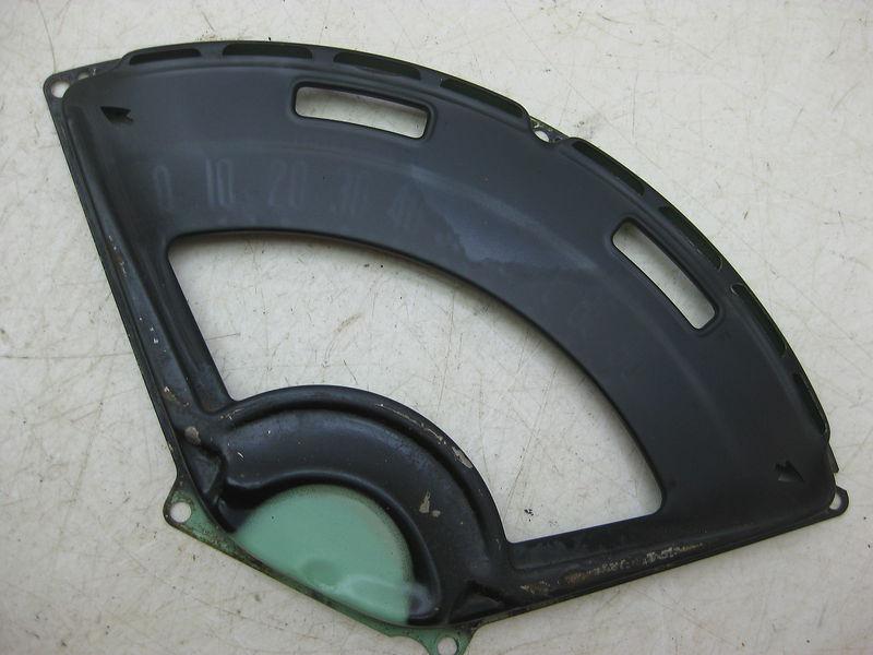 1955-56 chevy belair speedometer backing plate    3057