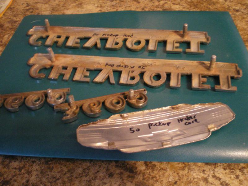 1950-1954 Chevy Truck emblems Chevrolet Pickup hood emblems, US $0.99, image 4