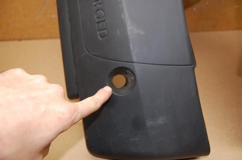 05 JAGUAR XJR ENGINE COVER PLASTIC ONE BROKEN TAB 2W93 6A949 BD , US $60.22, image 3