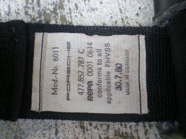 Porsche 911 Seat Belt With Buckle, US $100.00, image 7