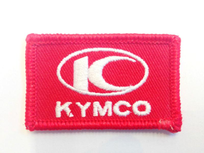 New red kymco rectangle patch