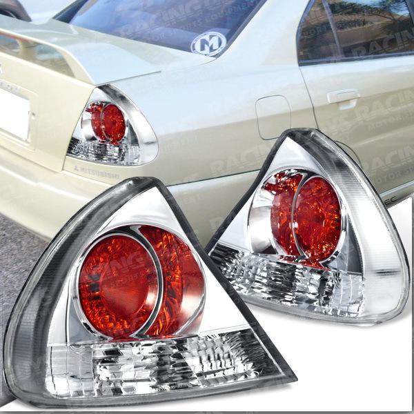 Driver+passenger side jdm altezza style chrome tail lights rear lamp euro clear