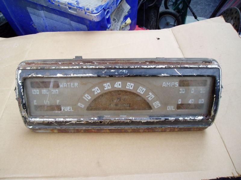 Vintage gmc truck speedometer dash gauge assembly ?????