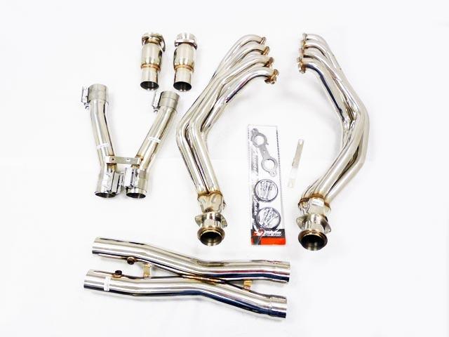 05-08 corvette ls7 c6 obx race header x pipe exhaust