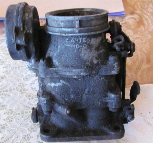 Vintage 2 bl carter wdo wd o carburetor for 1937 38 39 olds?