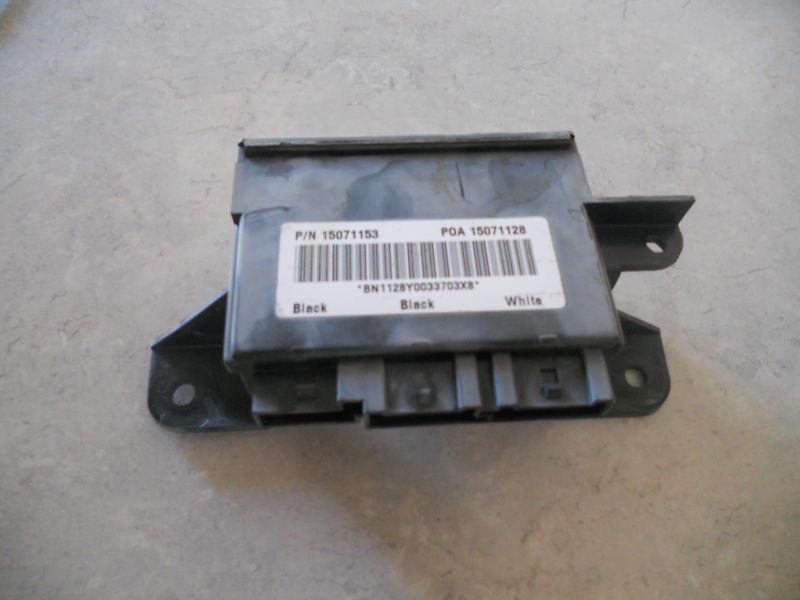 Gmc envoy body control bcm ecu trailblazer rainier bravada ecu