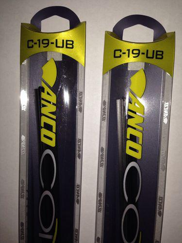 On sale! set of two beam blade anco c-19-ub windshield wiper blade