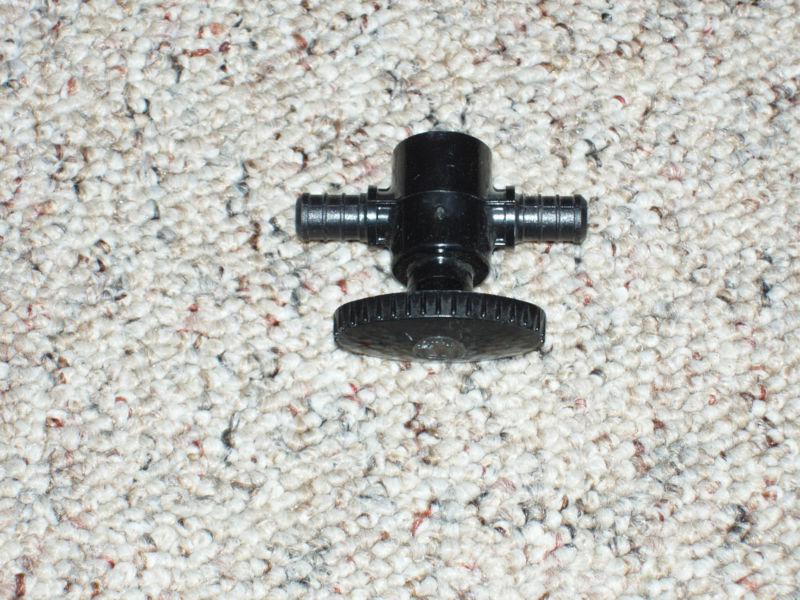 Plastic barbed stop valve (water lines)