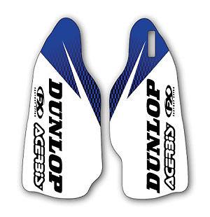 Factory effex lowr fork sponsor graphics for yamaha yz250/450f