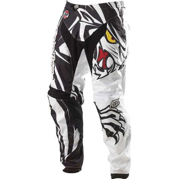 White/black w30 troy lee designs gp predator pants 2013 model