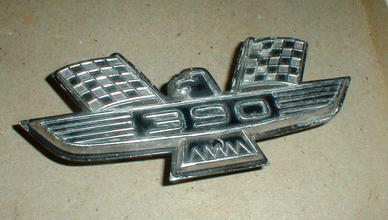 Oem 1962 63 64 65 66 67 1968 ford fairlane-galaxie-thunderbird-t-bird 390 emblem