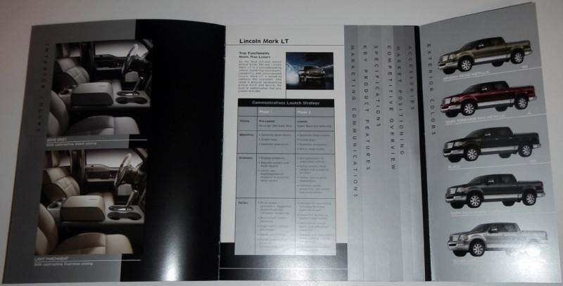 2006 LINCOLN MARK LT LAUNCH BROCHURE, US $12.99, image 3