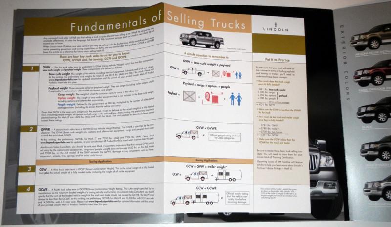 2006 LINCOLN MARK LT LAUNCH BROCHURE, US $12.99, image 12