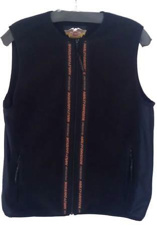Harley davidson fxrg fleece vest black excellent condition