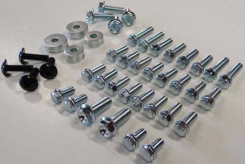58 pc body bolt kit kawasaki kx kdx klx klr 80 85 125 200 225 250 500 universal