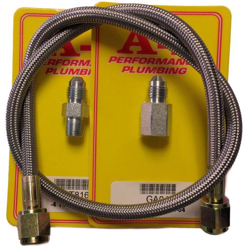 36" guage line oil pressure / fuel pressure hose kit