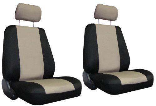 Comfort Car Seat Covers TAN BLACK w/ Steering Wheel & Shoulder Pads BARGAIN #C, US $38.63, image 4