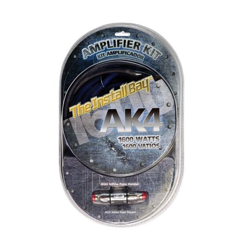 Metra 4 gauge car amplifier installation kit -install bay amp kit stereo 17&#039; rca