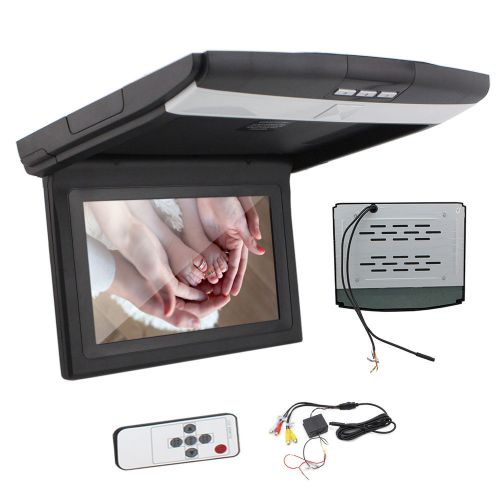 2016 10.1-inch hd led overhead monitor flip down roof mount monitor w/ remote