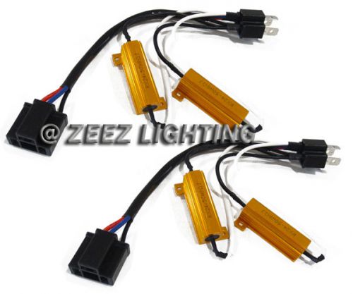 H4/9003 xenon hid resistor decoder bulb out error free canceller anti-flicker