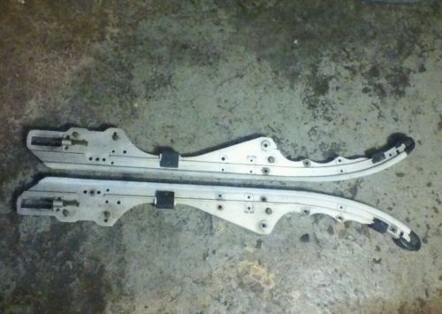 1999 polaris xcr 440 sp rear suspension left and right slide rails, skid frame