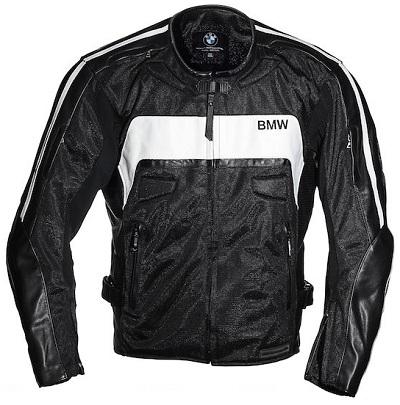 Bmw genuine leather mesh jacket by kushitani black - m medium