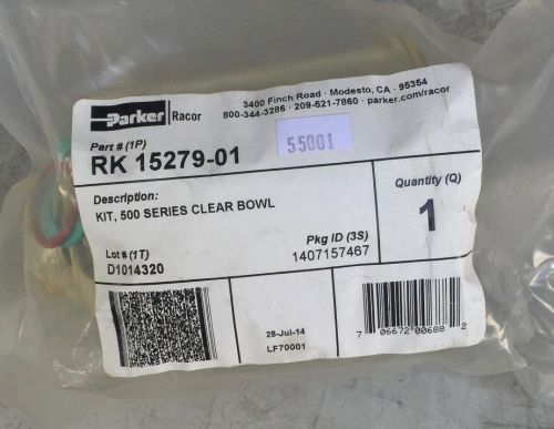 Parker racor bowl replacement kit assembly part # rk15279-01 new in package