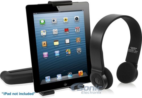 Audiovox ipd-unvbt universal tablet headrest mounting kit w/built-in bluetooth