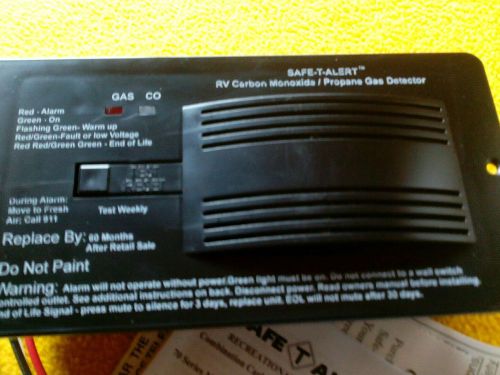 Safe-t-alert 70-742bl-r  black flush mount propane/carbon monoxide gas alarm