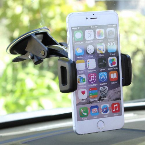 Car mount windshield holder for smart cell phone ipod iphone droid htc mp3 gps