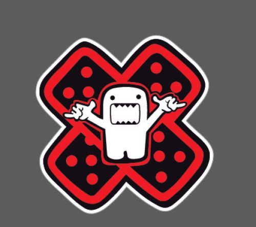 Domo #203 sticker honda drift tein dope rota boom hellaflush jdm wrap illest